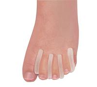 Gel Toe Separators Spreaders Pressure Relief from Friction Toe Pain Realign and Prevent Toes from Turning Inwards Aids Pain from Overlapping,Toe Drift and Nail Issues Latex Free Medium Pk of 15