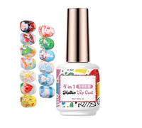 Gel Topcoat for Fingernails, Easy Wipe Clean and Long-Lasting Manicure - Matte Finish Coat for Gel Nails, for Beginners, Nail Design, Salon, Home Studio, Mother, Wife, Girlfriend, Society