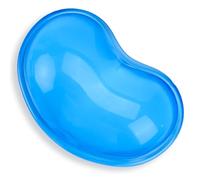 Gel Wrist Rest Ergonomic Mouse Pad Translucence Blue Silicone Gel Cushion for Mouse Fatigue Relief Hand Pillow Soft Wrist Support Pad for Laptop Office Work Computer Gaming