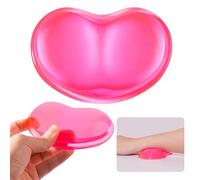 Gel Wrist Rest for Mouse - Soft Silicone Pink Wrist Rest Pad Ergonomic for Computer Mouse Arm Pain Relief, Comfortable Hand Wrist Support for Home Office Working Gaming Anti-Fatigue