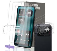 Gelaasso For Nothing Phone (4a) Pro Screen Protector [3 x TPU Screen Protectors + 2 x Camera Tempered Glass] with Mounting Aid - Easy Installation, Flexible Film, Scratch Protection, High Transparency