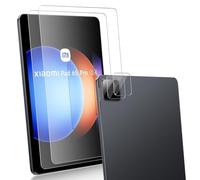 Gelaasso For Xiaomi Pad 6S Pro for Tempered Glass, Pack of 2 + 2 with Screen Protector Glass and Camera Protection, 9H Hardness Tempered Glass Anti-Scratch, Anti-Fingerprint Film, HD Clear Screen