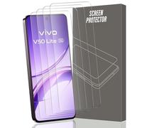 Gelaasso Screen Protector for Vivo V50 Lite 5G / 4G for Tempered Glass Protective Glass, 9H Hardness Anti-Scratch Film, Tempered Film, Case Friendly, HD Clear Screen Protector, Anti-Fingerprint