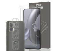 Gelaasso Tempered Glass Screen Protector for Motorola Moto Edge 30 Neo HD Clear Camera Film [3 Pieces] 9H Hardness Anti Scratch HD Protective Screen Protector