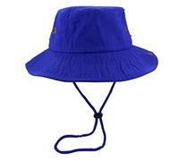Gelante 100% Cotton Stone-Washed Adjustable Bucket Safari Boonie Sun Hats, Royal Blue, L/XL