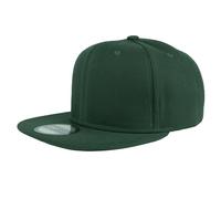 Gelante Snapback Hats for Men - Flat Bill Brim Baseball Cap Hat - Plain Blank Adjustable, Dark Green, One size