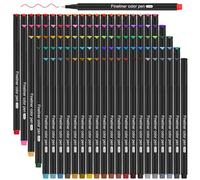 Gelanty Fineliner Pens, 100 Colors Fine Point Color Pens Set, 0.4mm Fine Tip Colored Pens Drawing Pen for Journaling, Writing Note, Comics, Coloring Books