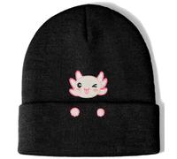 Gelasgo Axolotl Beanie Hat - Cute Knitted Winter Hat, Unisex Gift for Men and Women, Christmas Birthday Stocking Filler for Axolotl Lovers