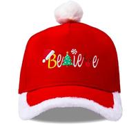 Gelasgo Merry Christmas Baseball Cap - Funny Embroidered Santa Hat for Men & Women, Adjustable Unisex Holiday Festive Gift
