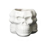GELASIGE Flower Pots Personalized White Porcelain Flower Pots, Modern Simple Ceramic Succulent Pots, Home Art Ornaments Outdoor Flower Pots