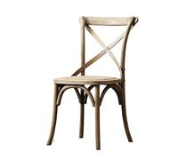 GELASIGE Office Chair American Chair Dining Chair Simple Household Back Fork Chair Rattan Backrest Chair Retro Dining Table And Chairs Scandinavian Restaurant Chairs Home Office Desk Chairs