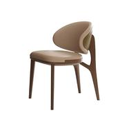 GELASIGE Office Chair Italian Style Dining Chair Light Luxury Modern Household Backrest Chair Ash Wood Hotel Coffee Shop Negotiation Chair Restaurant Chairs Home Office Desk Chairs