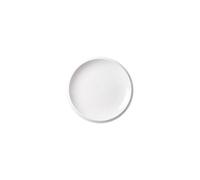 GELASIGE Plates 10-inch Hotel Kitchen Tableware Ceramic Plate Small Wide-Rimmed Round Shallow Pure White Club Restaurant Hot Dish Stir-Fry Dinnerware Plates(10 in)