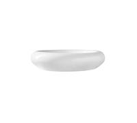GELASIGE Plates 8-inch White Ceramic Kitchen Tableware Creative Artistic Conception Western Food Plating Hotel Restaurant Cold Dish Bowl Dinnerware Plates(10 in)