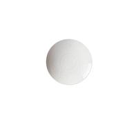 GELASIGE Plates 9-inch Hotel Kitchen Tableware White Round Ceramic Special Cold Dish Shallow Plate Club Simple Creative Bowl Dinnerware Plates(9 in)