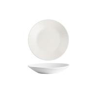GELASIGE Plates Chinese Style Ceramic Dish Plate Home Dining Plate Deep Dish Soup Plate is Very Suitable for Hotel Restaurant Etc. Dinnerware Plates(A)