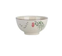 GELASIGE Plates Creative Dinner Plates Japanese Style Ceramic Rice Bowl Cereal Soup Dessert Snack Bowl Kitchen Salad Serving Bowl Tableware Microwave Safe Dinnerware Plates