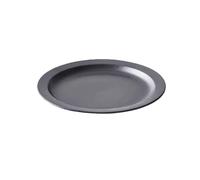 GELASIGE Plates Japanese Style Black Breakfast Tableware Creative Set Bowls and Plates Home Steak Plates Western Plates Flat Plates Salad Bowls Dinnerware Plates(1PC)