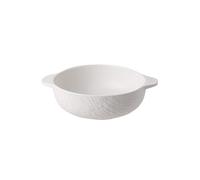 GELASIGE Plates Stone Patterned Ceramic Bowl Double Ear Soup Bowl Large Capacity Noodle Bowl Salad Bowls Frosted Cuisine Tableware Dinnerware Plates(A,M)