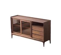 GELASIGE Sideboard Cabinet Solid Wood Sideboard Living Room Wall Storage Table Cabinet Entrance Corridor Decorative Furniture Sideboard Cabinet With Storage(140x40x90cm)