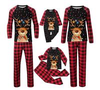 Gelb&Schwarz Matching Christmas Pjs for Family,Christmas Pjs for Family Cotton Sleepwear Women Winter Nightwear Shorts Sets for Women Bathrobes Women for Womens Mens Girls Boys Kids Dog