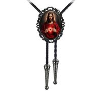 GelConnie Gothic Bolo Tie for Men Women 3D Art Western Cowboy Necktie | 3D Art Bolo Tie for Men Women with Gothic Western Cowboy Leather Necktie Style Select Glow Designs for Halloween Costume Gift