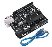 Gelek UNO R3 Microcontroller Board Compatible with Arduino Uno R3, ATmega328P and ATmega16U2 with USB Cable, Prototyping Board