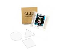 GELELF New Generation Gel Printing Plate, Upgraded Formula Printing Plate for Gel Printing Art, Gel Monoprinting Kit, Printmaking Supplies, No Aging and Bubbling (CTS 3" | 7.6 cm)