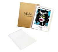 GELELF New Generation Gel Printing Plate, Upgraded Formula Printing Plate for Gel Printing Art, Gel Monoprinting Kit, Printmaking Supplies, No Aging and Bubbling (16" x 20" | 40.5 x 50.8 cm)