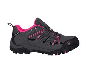 Gelert Kids Horizon LowWP Kids Charcoal/Pink 3 (35.5)