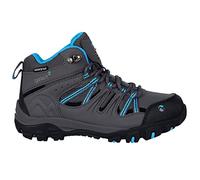Gelert Kids Horizon Mid Waterproof Childrens Walking Boots Charcoal/Blue C13 (31.5)