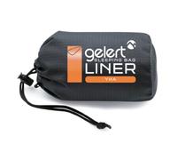 Gelert Sleeping Bag Liner - White Liner/Black Stuff Sac