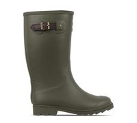 Gelert Womens Fur Welly Boot Wellington Olive 4 UK
