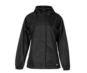 Gelert Womens Packaway Waterproof Jacket Coat Top Breathable Lightweight Hooded Black 10 (S)