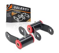Gelessy 1-1.5 Inch Suspension Rear Lift Leaf Shackle Kit Compatible with Chevrolet Chevy Silverado 1500 & GMC Sierra 1500 2wd 4wd Truck, 1-1.5" Suspension Leaf Shackles, Replaces# 710515, 2Pcs