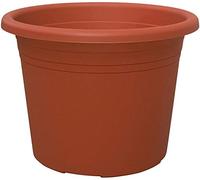 Geli Thermo Plastic Cylindro 20cm Round Plastic Plant Pot Terracotta