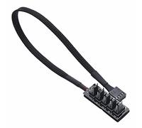 Gelid Solutions 1-to-4 PWM USB Hub Connect 1 motherboard PWM fan header to up to 4 fans, compatible with all 3 and 4-pin PWM fans