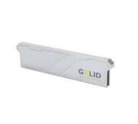 Gelid Solutions IceRock Bundle x2 Memory Fan Compatible with DDR3/DDR4 and DDR5 Made of Aluminium, Lightweight Design, Silver