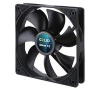 2 x Pack Gelid Solutions Silent 12 Black 120mm Case Fans 1000 RPM 40.3 CFM 3-Pin
