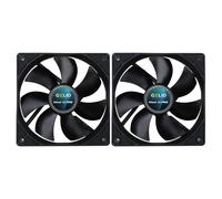 Gelid Solutions Silent 12 PWM Black 120mm Case Fan 1600 RPM 64.5 CFM 4-Pin Pack