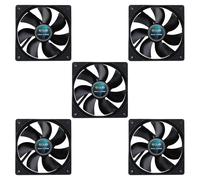 Gelid Solutions Silent 12 PWM Black 120mm Case Fan 1600 RPM 64.5 CFM 4-Pin Pack
