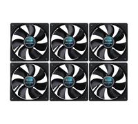 Gelid Solutions Silent 12 PWM Black 120mm Case Fan 1600 RPM 64.5 CFM 4-Pin Pack