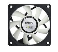 GELID Solutions Silent 7 - 3-Pin fan of 70mm for Standard Case | Silent Operation | Optimized Fan Blades | High Airflow & High Static Pressure.