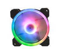 Gelid Stella 120mm Dual Ring ARGB Fan - 4.72" x 4.72" x 1mm - PC Cooling Fan - Compatible with Desktop - 5V 5W 1600RPM 20dB