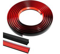 GELINTONG New Upgrade Flexible Quadrant Trim,3M,Self Adhesive Caulk Strip,Wall Inside Corner Trim,Molding Trim,Edging Strip for Skirting Board,Countertop,Ceiling,Floor Beading,Laminate, Black