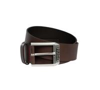 HUGO Mens Gelio-C Sz40 Leather belt with logo pin buckle