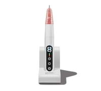 Gelish® Go File™ Wireless Hybrid Electric Nail File - 35,000 RPM Professional Cordless E-File with Magnetic Charging Dock, Controller-Free, Quiet, Low Vibration for Mani & Pedi (Pearl Rose Gold)