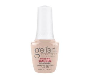 Gelish HTF Brush-On Builder Gel - Beige Nude - 15 mL / .5 fl oz | Soak-Off UV/LED Builder Gel | Item #1148128 | by Nail Alliance North America