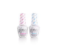 Gelish Mini Dynamic Duo - Foundation Base Gel & Top It Off Sealer Gel Set Long-lasting High-Shine Finish for Gel Manicures Cures Fast in LED/U