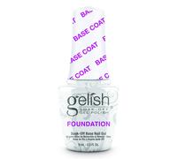 Gelish Mini Foundation Base Coat for Gel Nails - Strong Adhesion Protects Natural Nails Quick Drying Compatible Soak-Off Gel Polish & Structure Gel